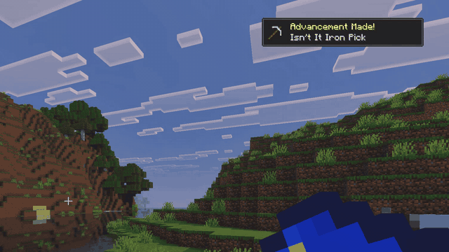 Advancement Made, Goal Reached, Challenge Complete and Achievement Unlocked toasts
